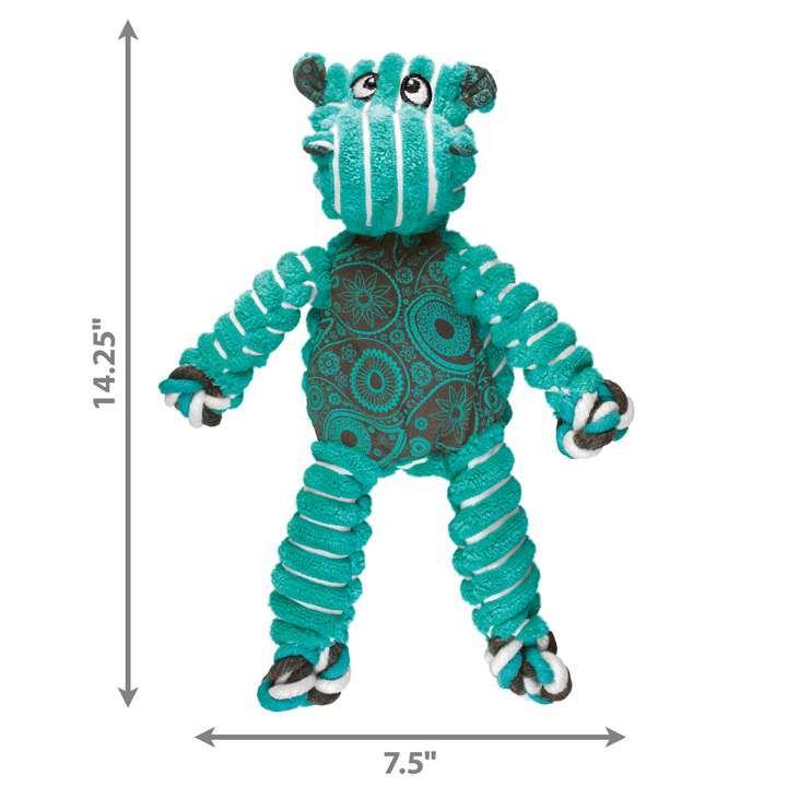 KONG Floppy Knots Hippo M/L