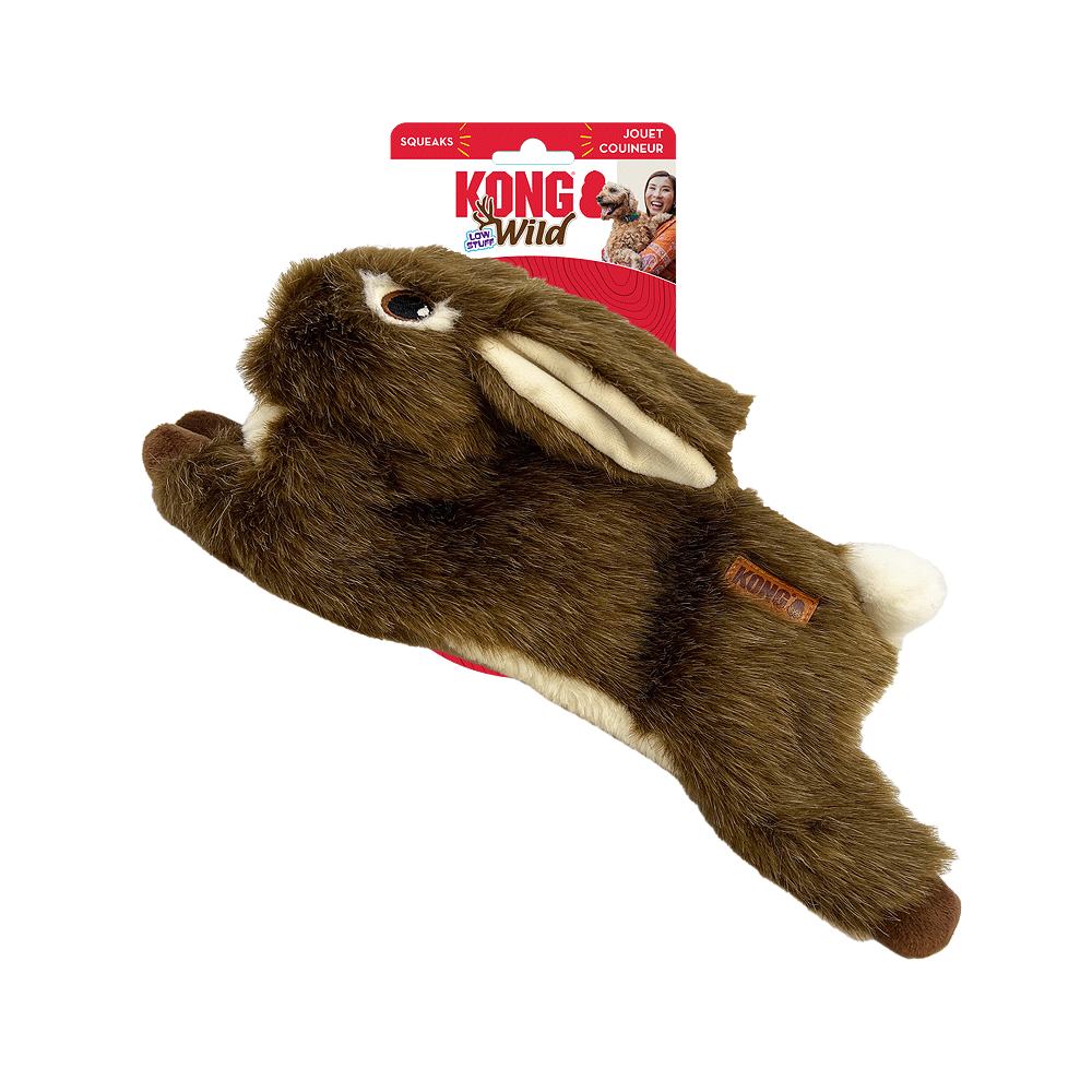 KONG Wild Low Stuff Rabbit M