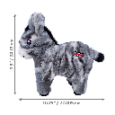 KONG Low Stuff Stripes Donkey M