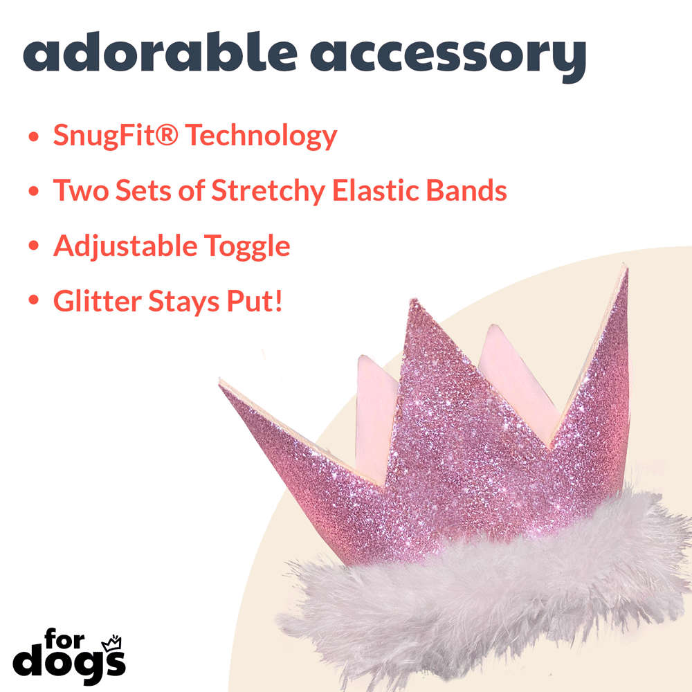 HUXLEY & KENT Party Crown Pink S