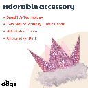 HUXLEY & KENT Party Crown Pink S