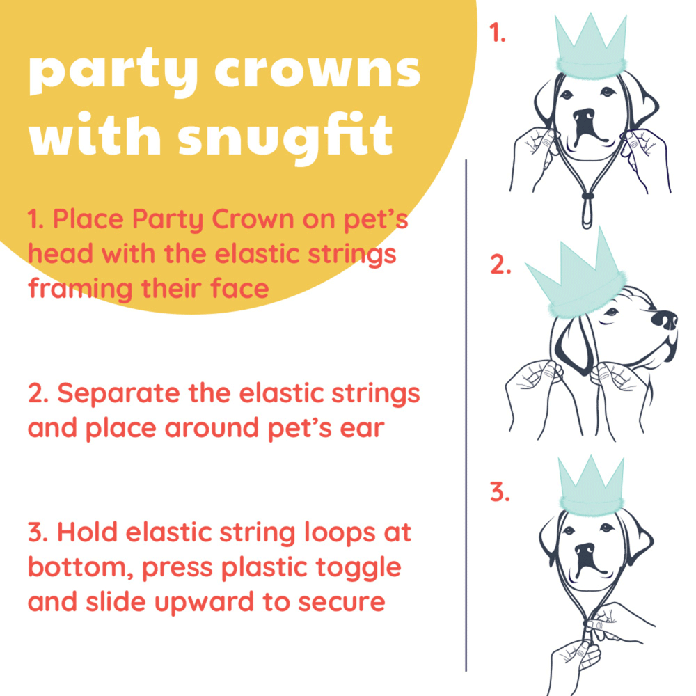 HUXLEY & KENT Party Crown Pink S