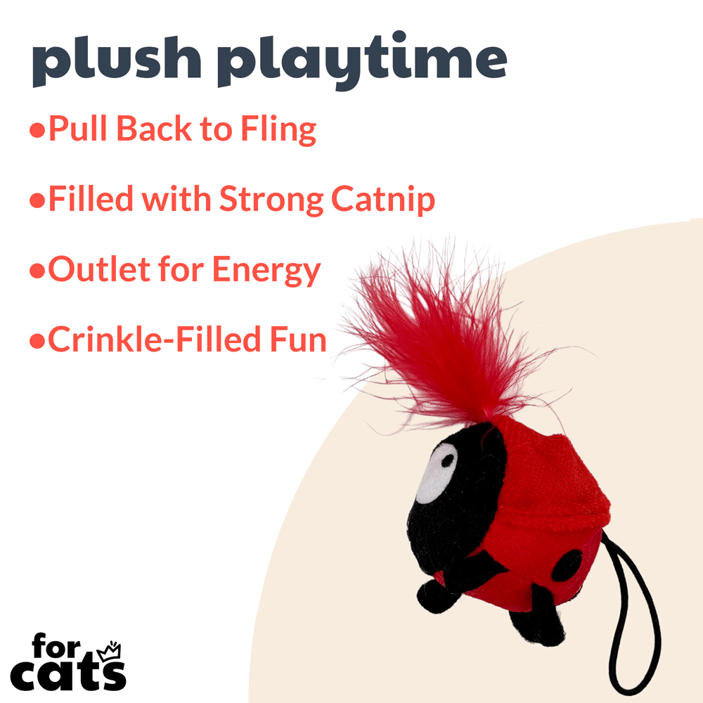 HUXLEY & KENT Cat Flinger Ladybug