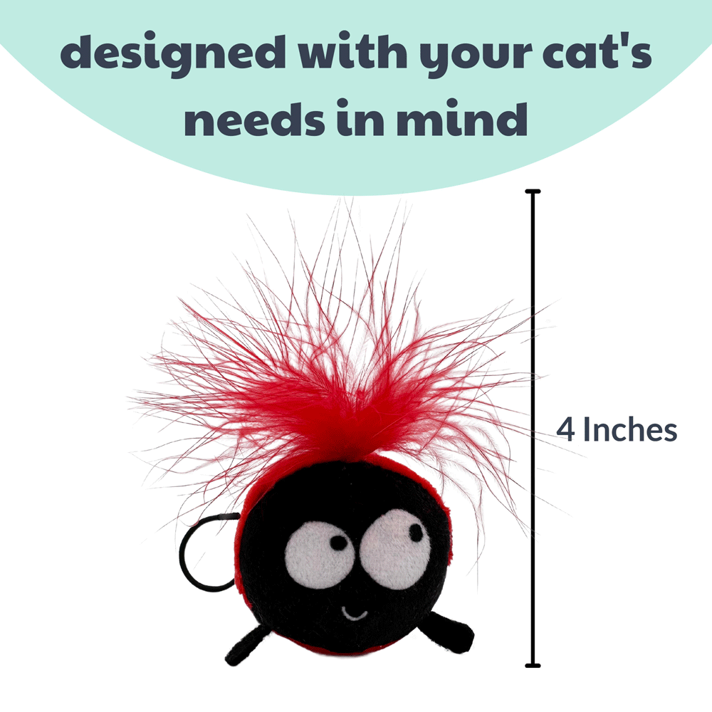 HUXLEY & KENT Cat Flinger Ladybug