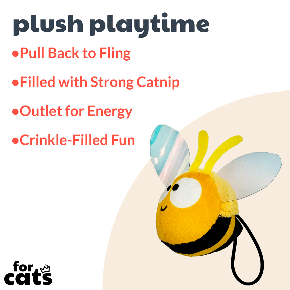 HUXLEY & KENT Cat Flinger Bumble Bee