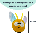 HUXLEY & KENT Cat Flinger Bumble Bee