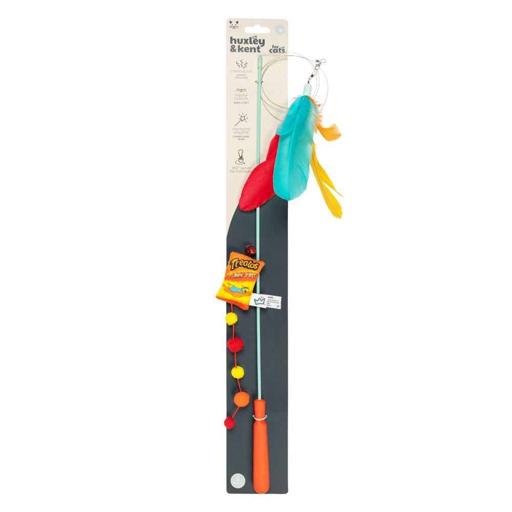 HUXLEY & KENT Cat Wand Teaser Treatos Snacks