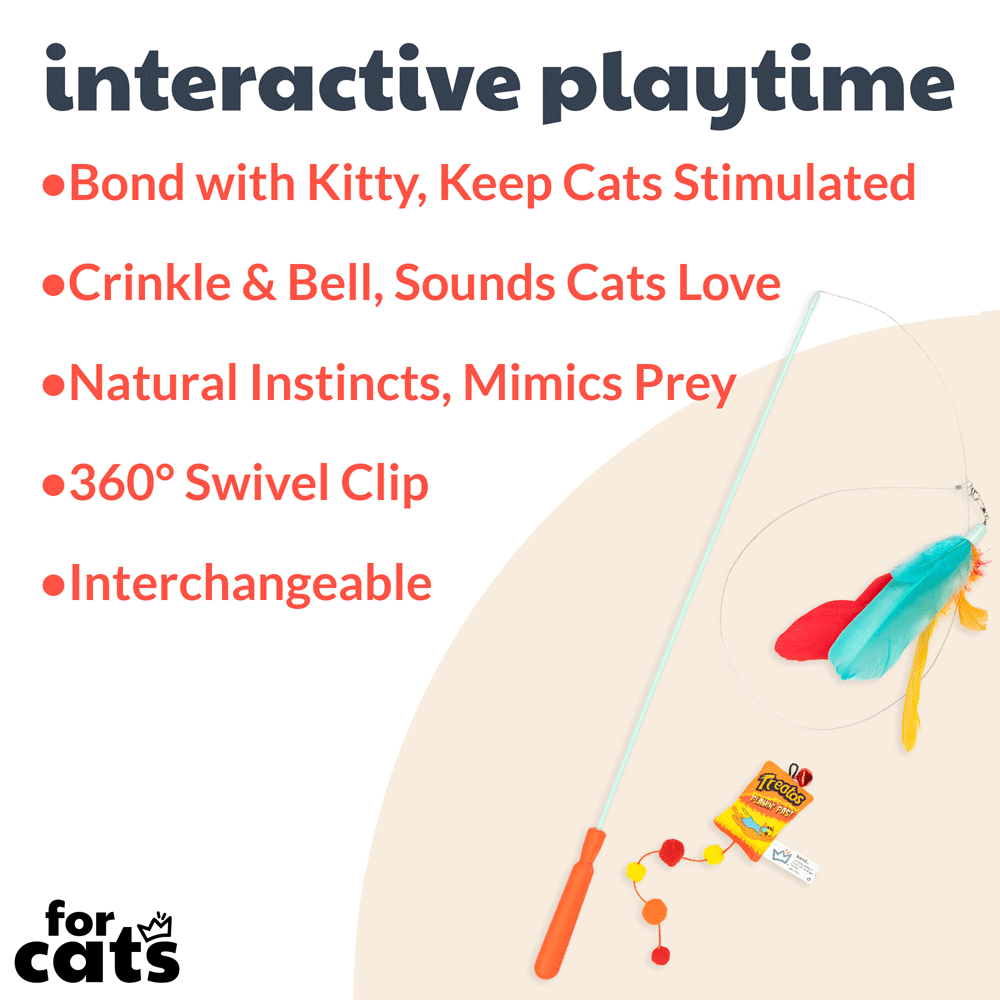 HUXLEY & KENT Cat Wand Teaser Treatos Snacks