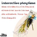 HUXLEY & KENT Cat Wand Refill 2pk Buzz Bee Streamers
