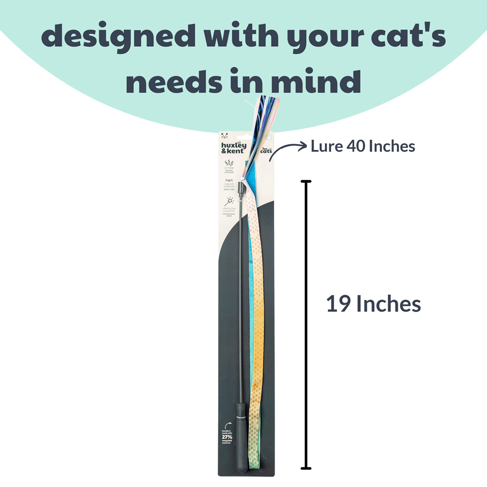 HUXLEY & KENT Cat Wand Dance & Lure Aqua