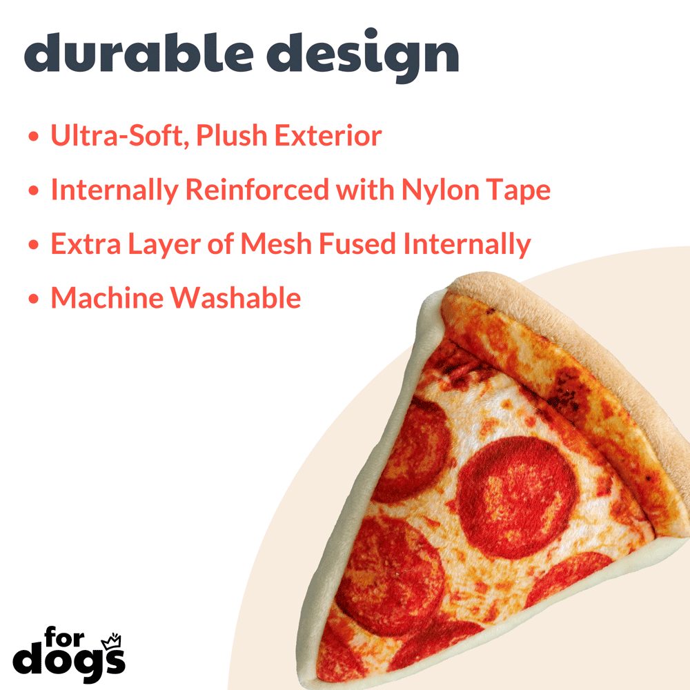 HUXLEY & KENT Dog Power Plush Pup-eroni Pizza S