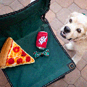 HUXLEY & KENT Dog Power Plush Pup-eroni Pizza S