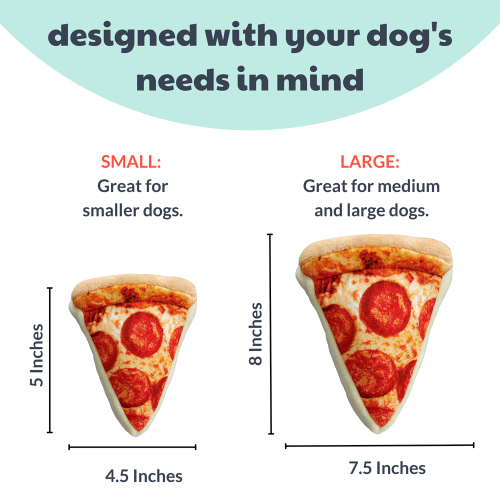 HUXLEY & KENT Dog Power Plush Pup-eroni Pizza L