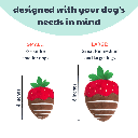 HUXLEY & KENT Dog Power Plush Choc. Strawberry L