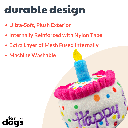 HUXLEY & KENT Dog Power Plush Happy Barkday Cake L