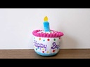 HUXLEY & KENT Dog Power Plush Happy Barkday Cake L