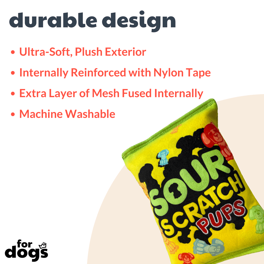HUXLEY & KENT Dog Power Plush Sour Scratch S