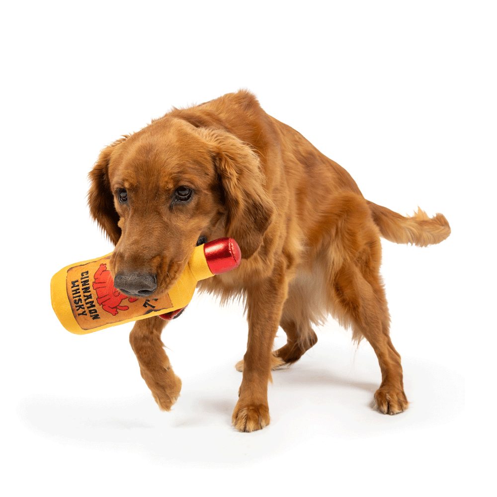 HUXLEY & KENT Dog Power Plush Hairball Cinnamon Whiskey L
