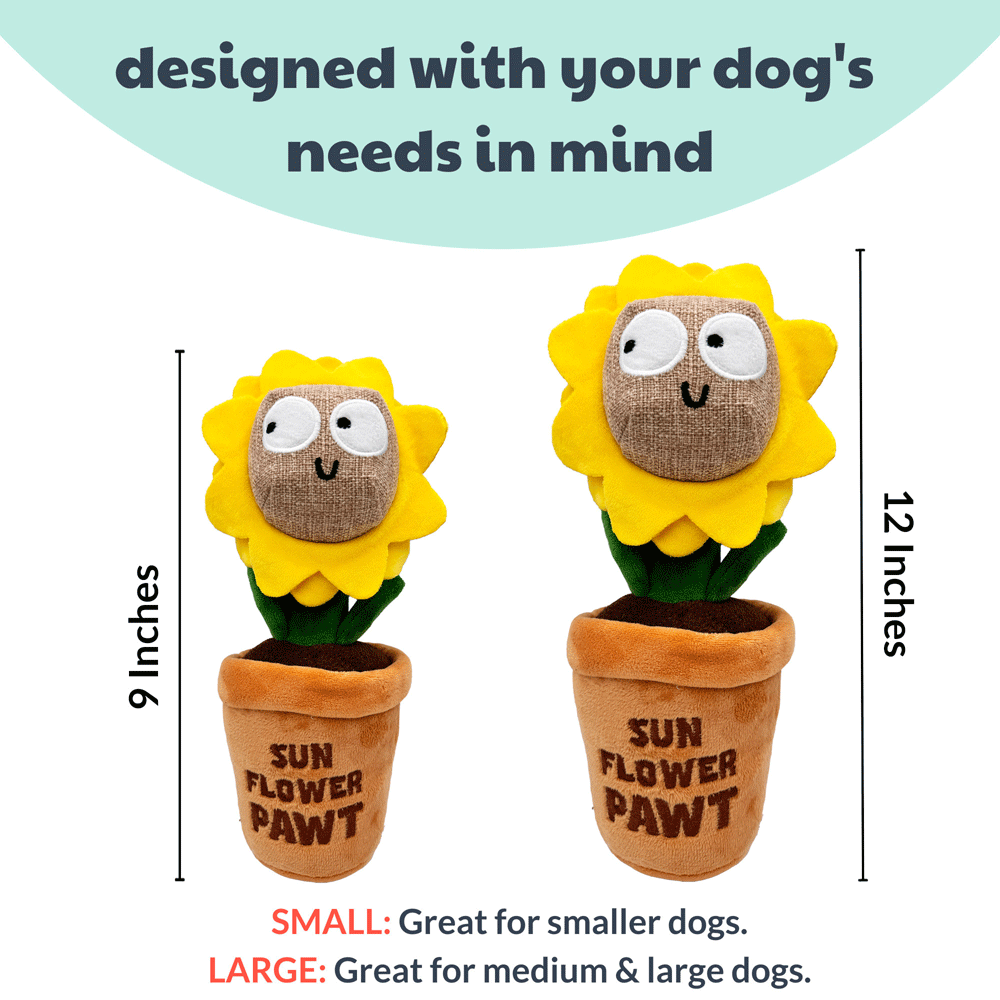 HUXLEY & KENT Dog Seek 'n Treat Sunflower Pawt L