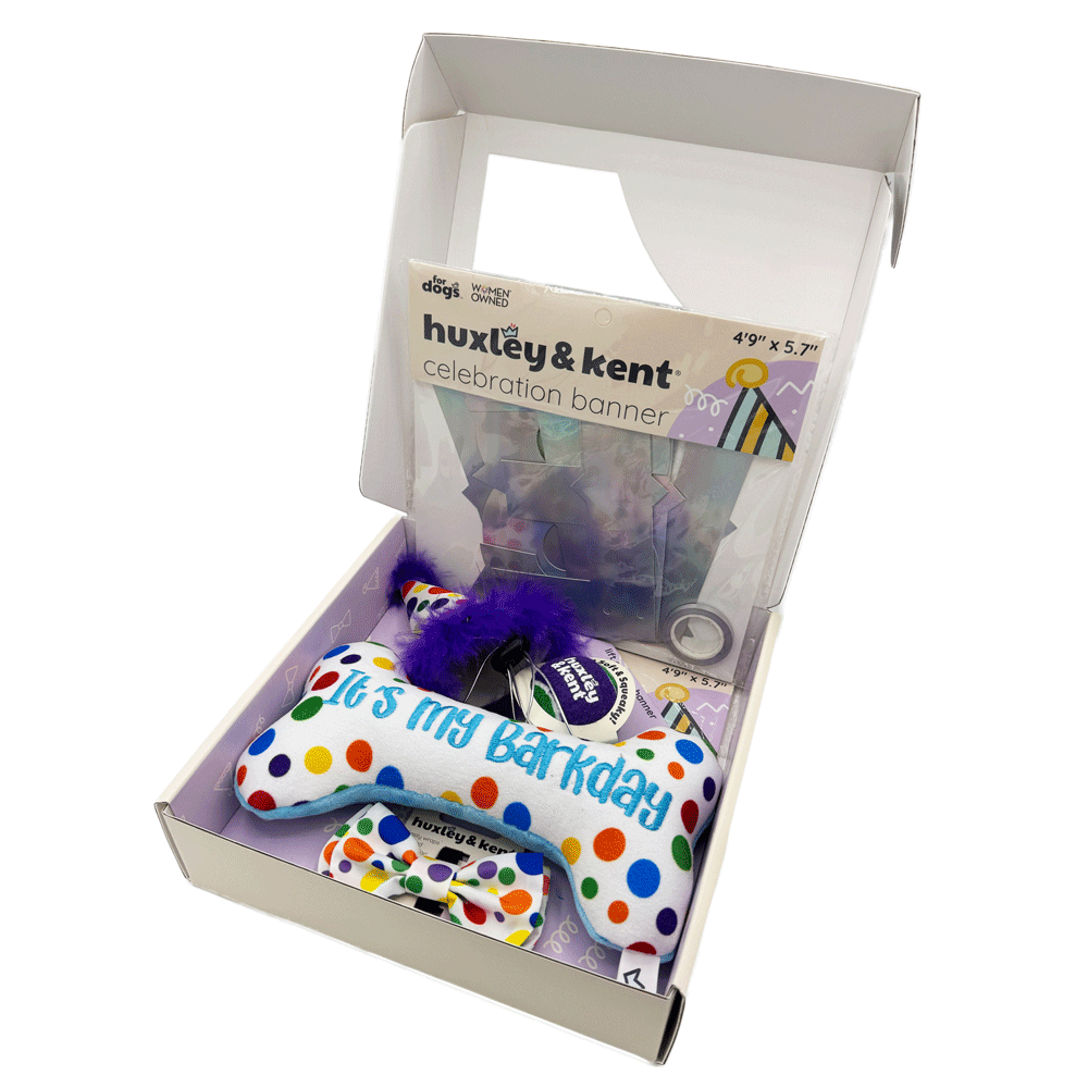 HUXLEY & KENT Dog Celebration Box Happy Barkday S