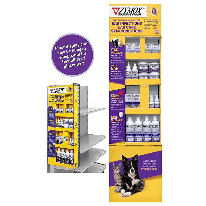 ZYMOX Floor Display