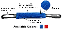 DOGLINE Viper French Linen Tug 12" x 2" Blue