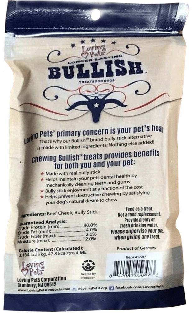 LOVING PETS Bullish Sticks 6" 5pk