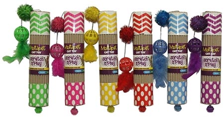 MULTIPET Cardboard Cat Roller 9.5"