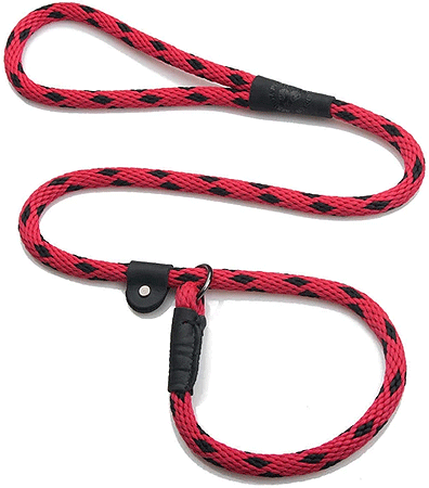 MENDOTA Slip Lead 6'x3/8" Black Ice Red