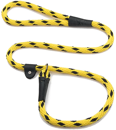 MENDOTA Slip Lead 6'x3/8" Black Ice Yellow