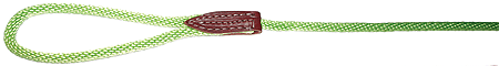 *LEATHER BROTHERS British Rope Slip Lead 6' Lime Green