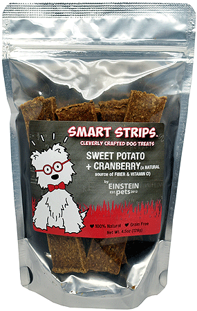 *EINSTEIN PETS Smart Strips - Sweet Potato + Cranberry Jerky 4.5oz