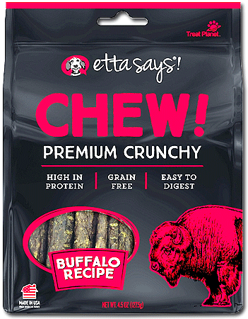 ETTA SAYS! Chew! Crunchy Chews Buffalo 4.5oz