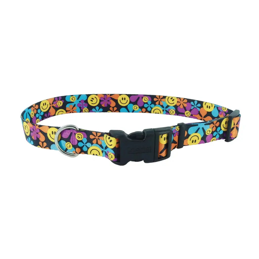 PET ATTIRE Styles Adjustable Collar 18-26x1 Wild Flower