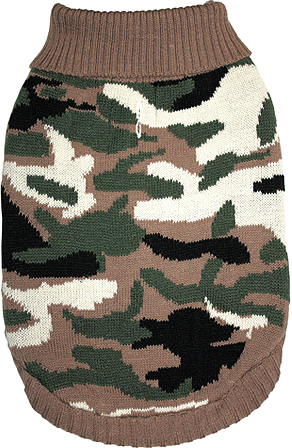 *FASHION PET Camouflage Sweater L