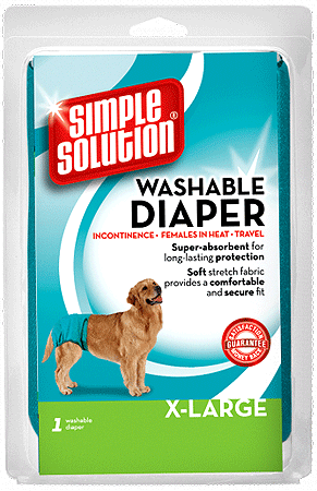 SIMPLE SOLUTION Washable Female Dog Diaper XL 55-90#
