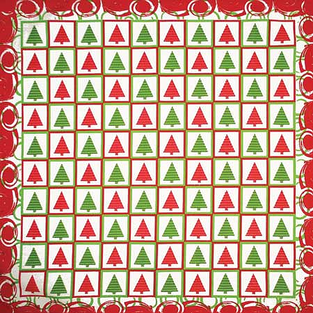 BANDANNA Holiday Christmas Checkers 12pk