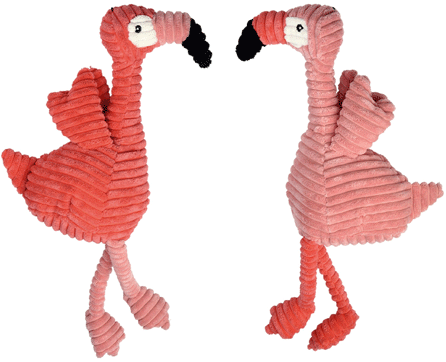 MULTIPET Pet Envy Corduroy Flamingo 17"
