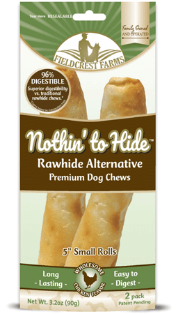 NOTHIN' TO HIDE Small 5" Roll Chicken 2pk