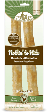 NOTHIN' TO HIDE Large 10" Roll Chicken 2pk