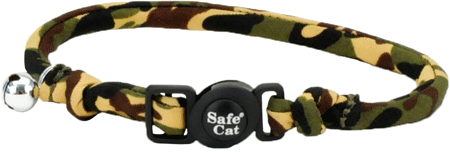*COASTAL Safe Cat Round Fashion Collar 8-12x3/8 Camo