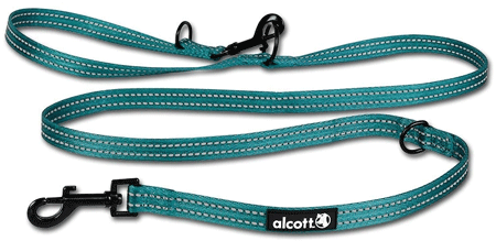 *P.A.W. 5 in 1 Adjustable Leash Blue