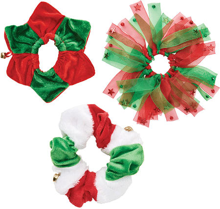 *ETHICAL/SPOT Holiday Ruffs Asst 12pc clipstrip