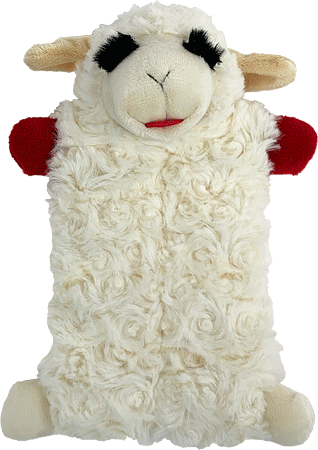 MULTIPET Lamb Chop Squeaker Mat 9"