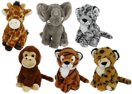 MULTIPET Eco Safari Animals 8"