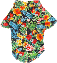 *FASHION PET Hawaiian Floral Shirt XS