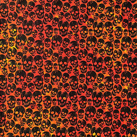 BANDANNA Halloween Tie Dye Skulls 12pk