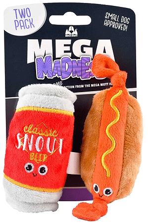 *COSMIC PET Mega Madness Beer & Hotdog 2pk