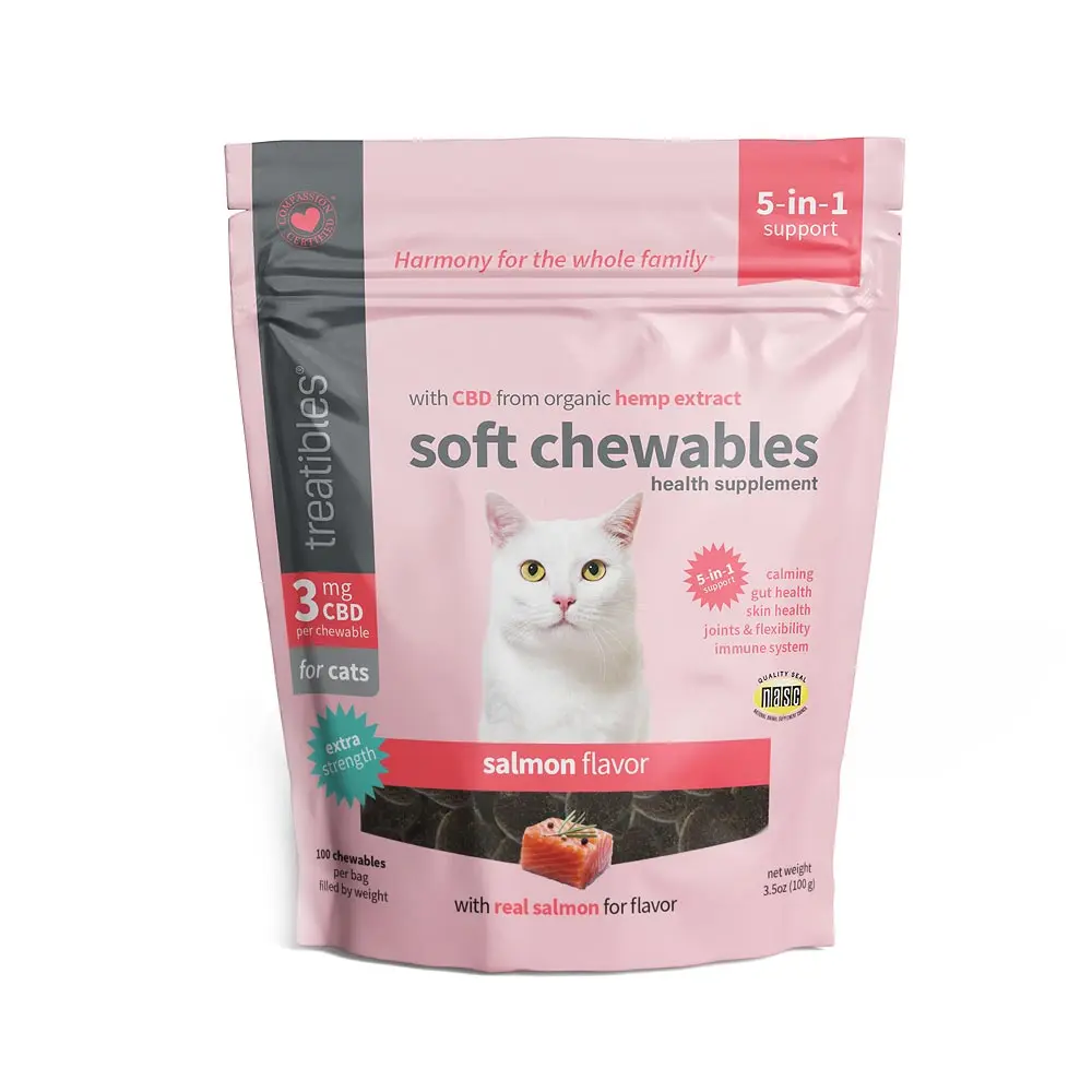 TREATIBLES PCR Extra Strength Chewables Feline 100ct