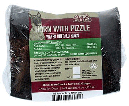 *WILD EATS Cut Horn Tuffie w/Pizzle 3"